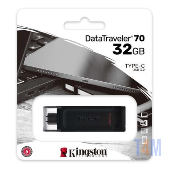KINGSTON PENDRIVE DT70 32GB BLACK